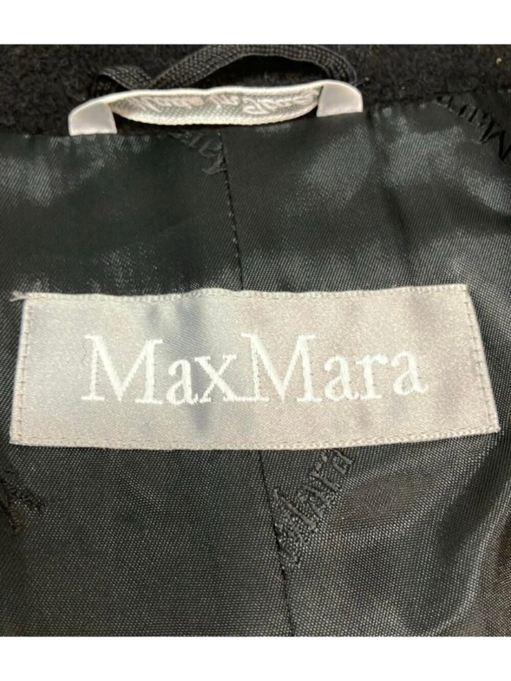 ★SOLD★ Max Mara Coat Long Wool Mrs & Elegance Pea 38 - Picture 3 of 8